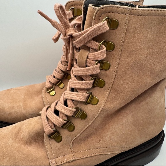 Anthropologie Shane Lace-Up Combat Boots Size 10 - Picture 2 of 16
